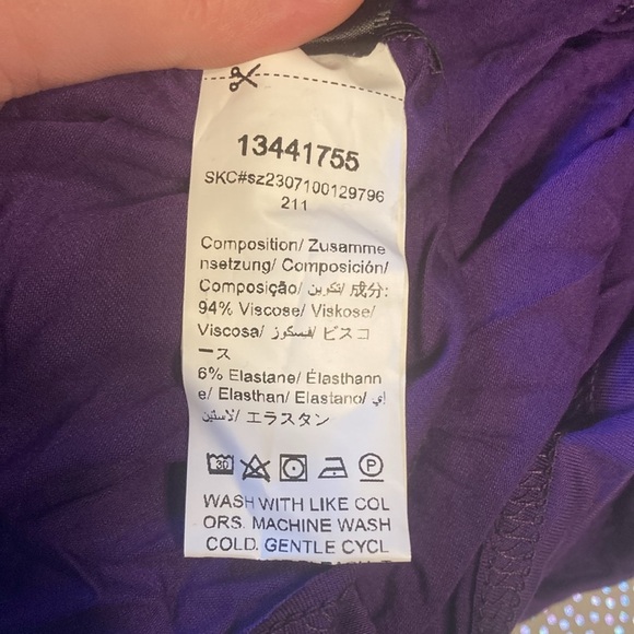 SHEIN Tall Off Shoulder Ruched Tee size XS new without tag - Picture 10 of 10